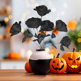 Rosas Artificiales, Color Negro, Halloween