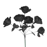 Rosas Artificiales, Color Negro, Halloween