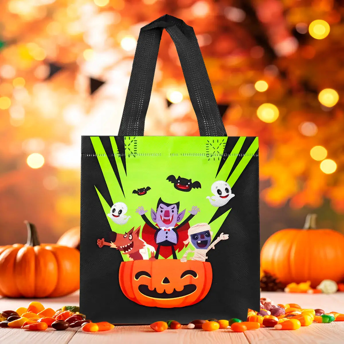 Personajes Halloween, Bolsa Reutilizable