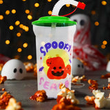 Vaso "Spooky Season" con Popote