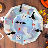 Halloween, Platos de Papel, 10 pzas