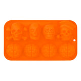 Molde de Silicón, Halloween, Color Naranja