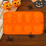Molde de Silicón, Halloween, Color Naranja