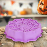 Telaraña, Molde de Silicón, Halloween, Color Morado