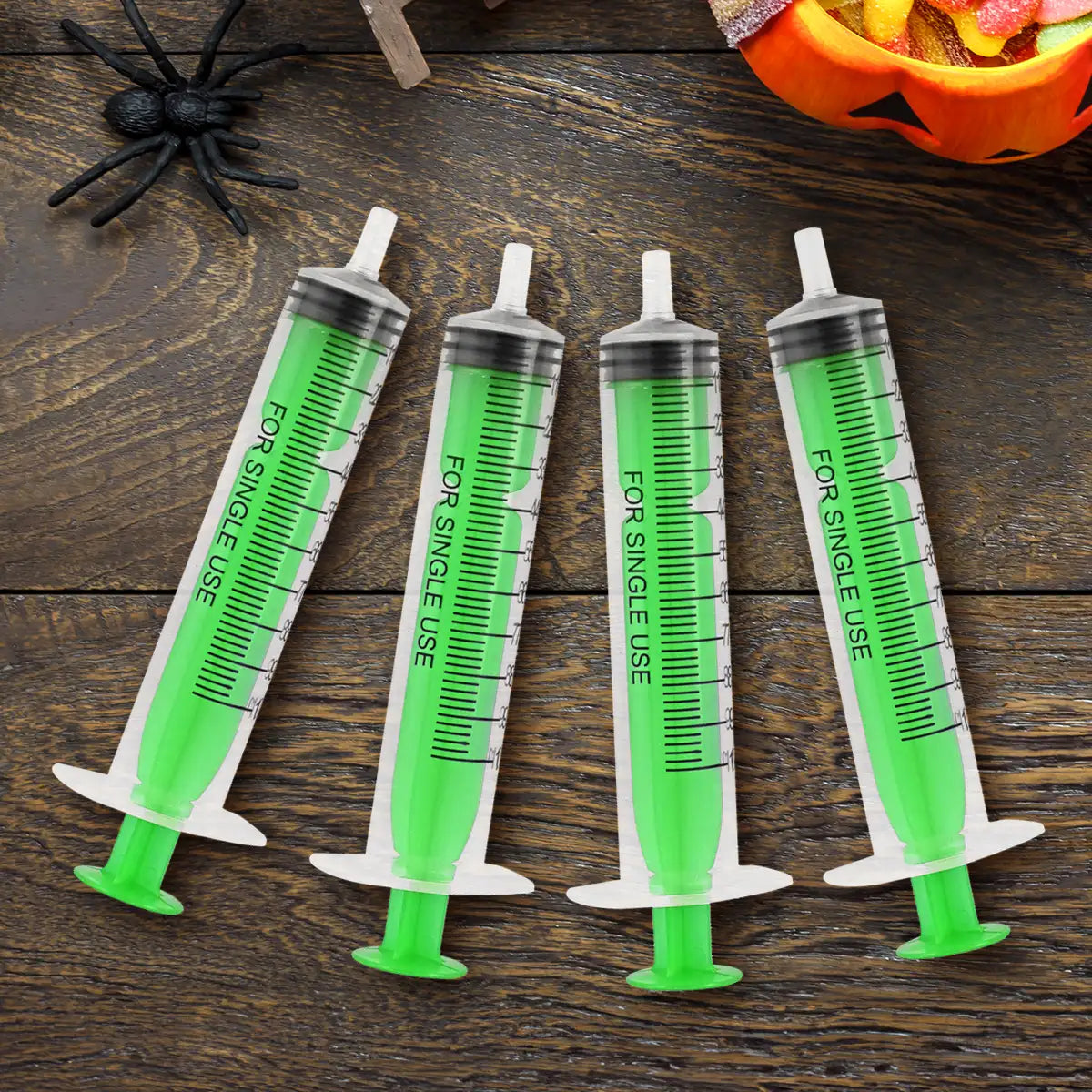 Kit de Jeringas, 4 pzas, Color Verde