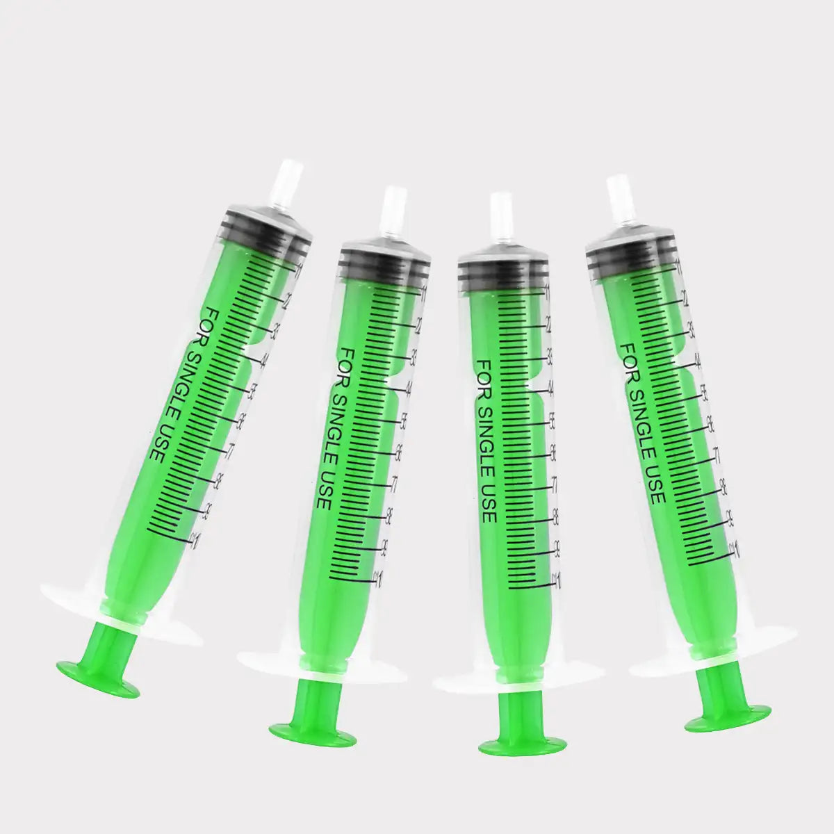 Kit de Jeringas, 4 pzas, Color Verde