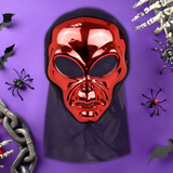Máscara Alien, Color Rojo, Disfraz de Halloween