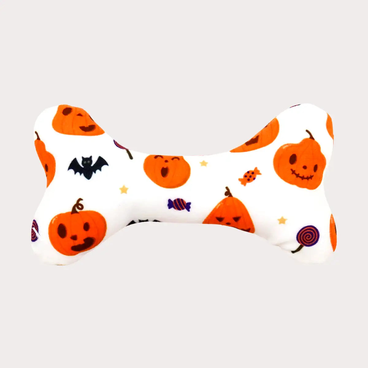 Hueso Juguete para Perro, Halloween, Color Blanco