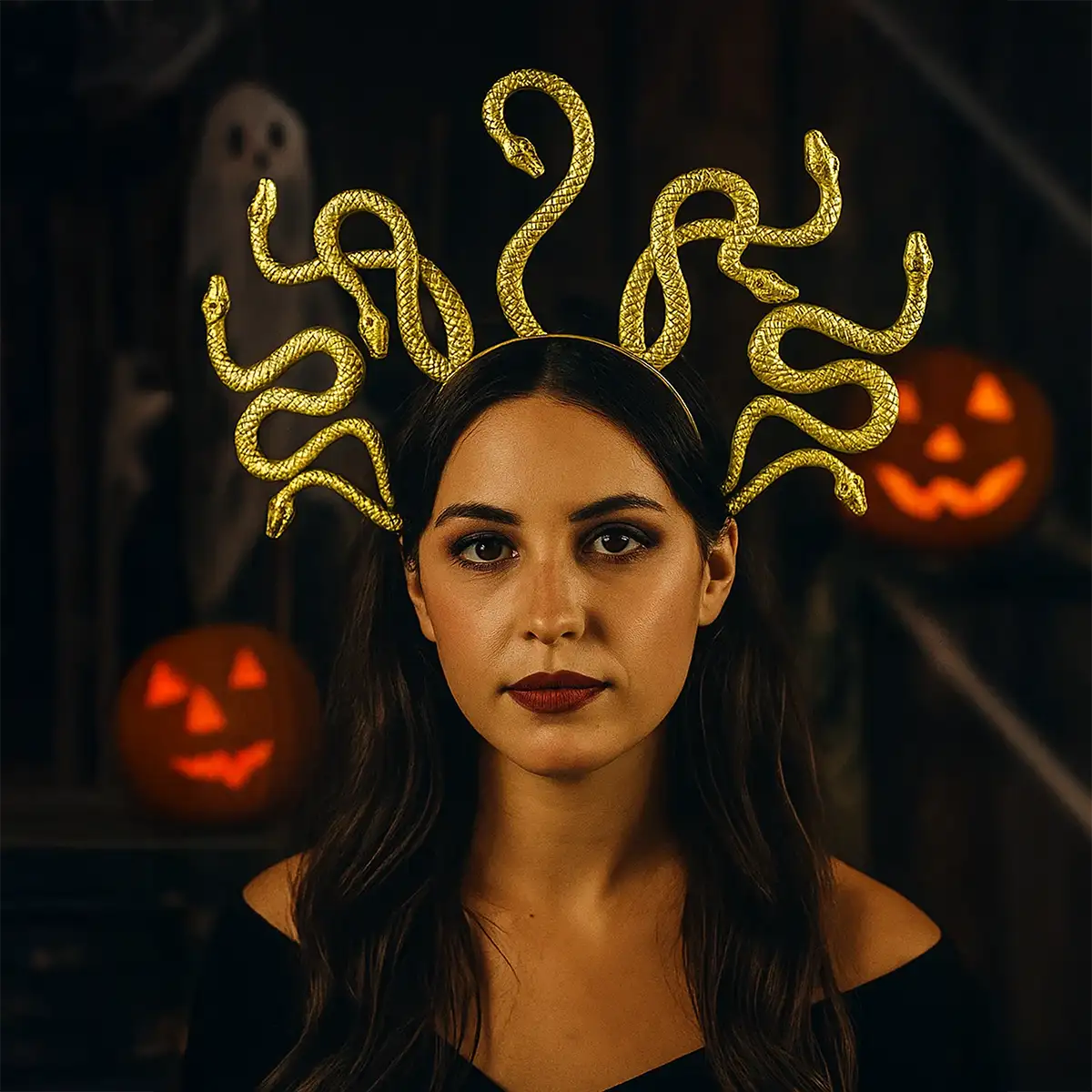 Diadema de Medusa, Halloween