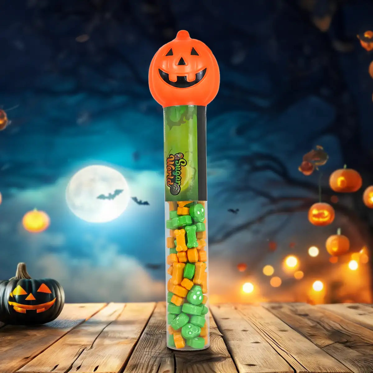 Calabaza, Tubo de Dulces Macizos