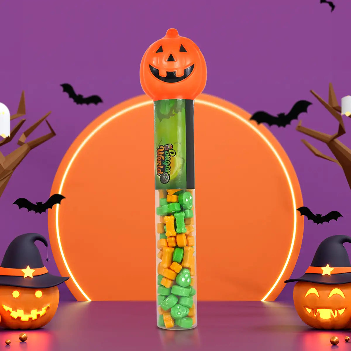 Calabaza, Tubo de Dulces Macizos