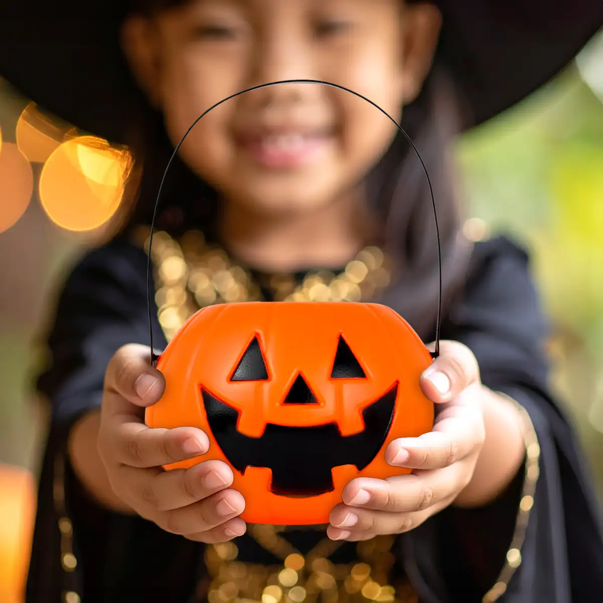 Contenedor de Calabaza con Dulces