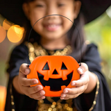 Contenedor de Calabaza con Dulces