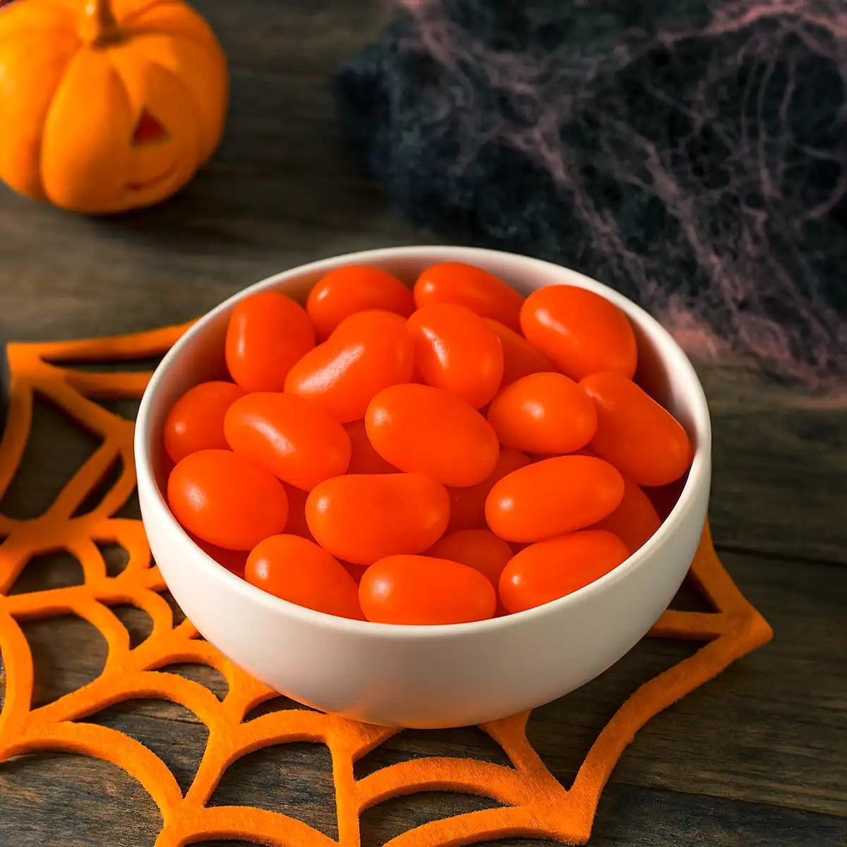 Contenedor de Calabaza con Dulces