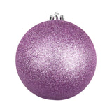 Esfera Jumbo Navideña, Glitter, Color Lila