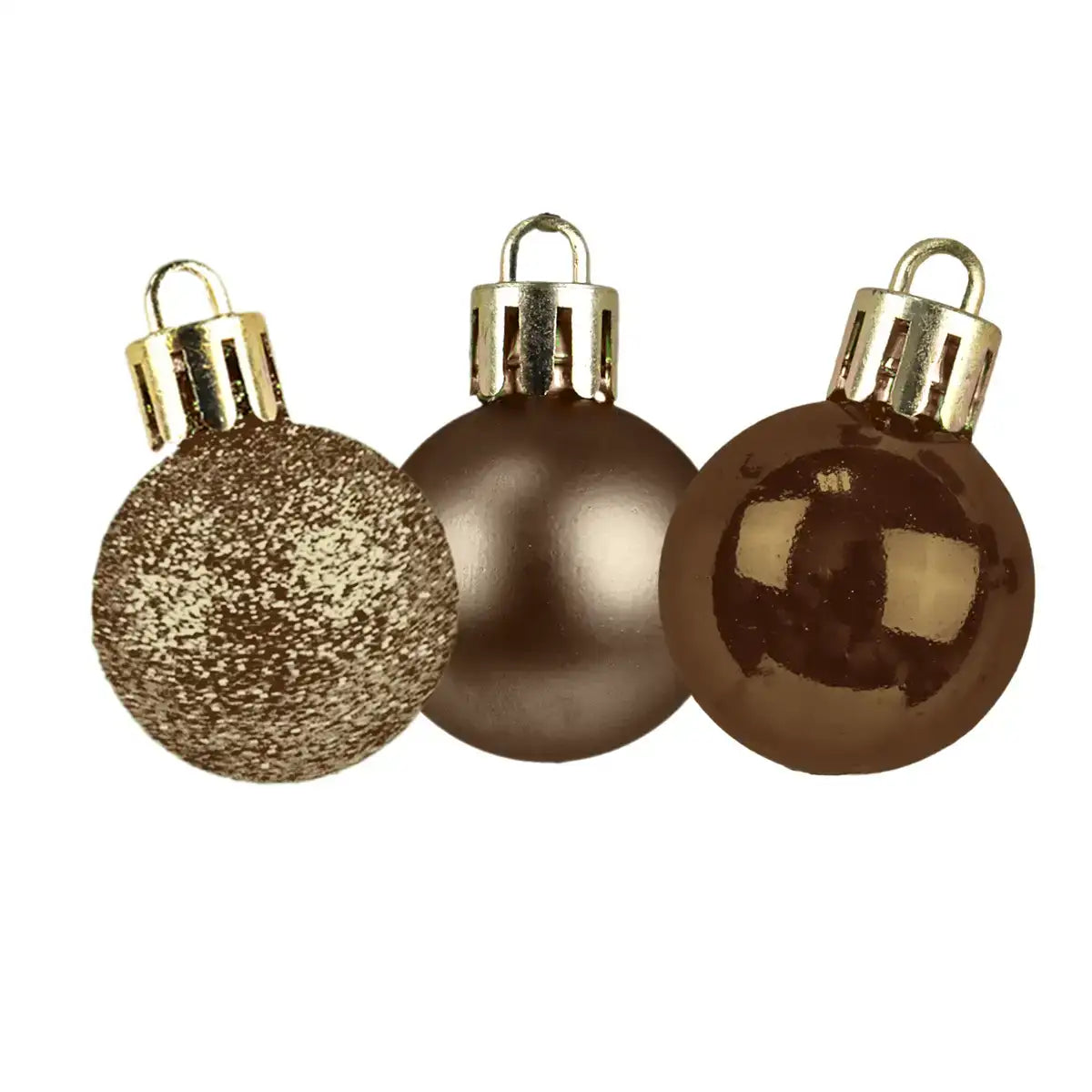 Kit de 9 Esferas Navideñas, Color Cobre