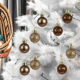 Kit de 9 Esferas Navideñas, Color Cobre