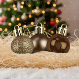 Kit de 9 Esferas Navideñas, Color Cobre