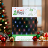 Serie de Luces LED Interconectables en Forma de Red, Colores
