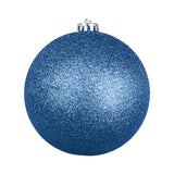 Esfera Jumbo Navideña, Glitter, Color Azul