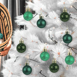 Kit de Esferas Navideñas, 9 pzas, Color Verde