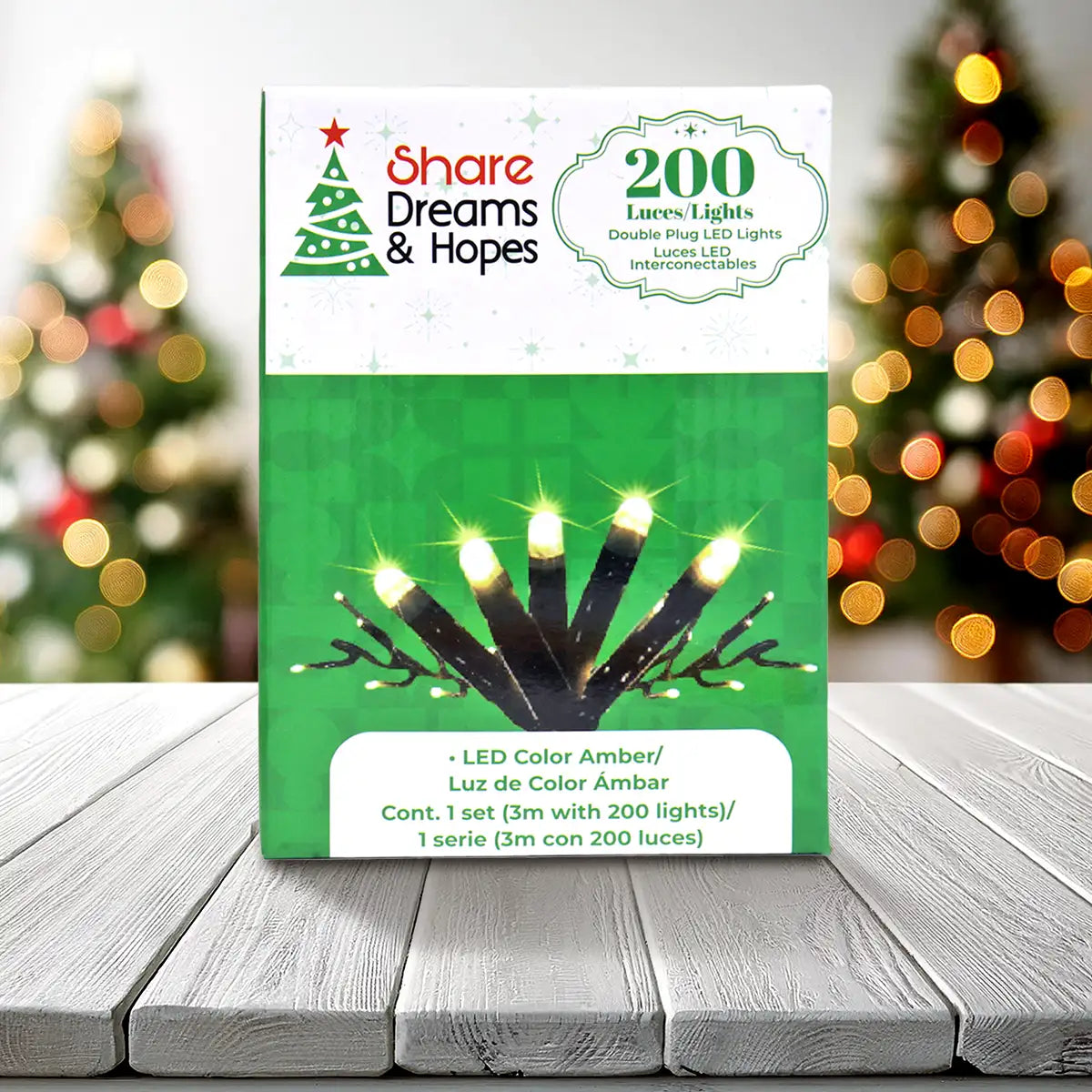 Serie de Luces Incandescentes Interconectables, 3 m