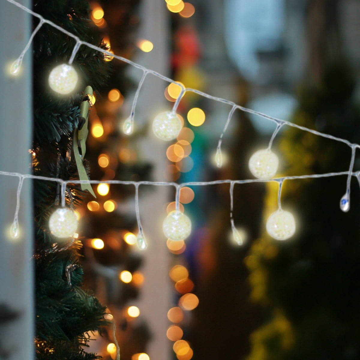 Serie de Luces LED en Forma de Esfera, Share Dreams & Hopes