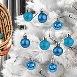 Kit de 9 Esferas Navideñas, Color Azul