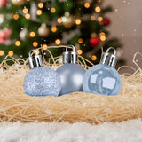 Kit de 12 Esferas Navideñas, Color Lila