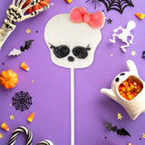Calavera con Moño, Paleta de Malvavisco, 35 gr