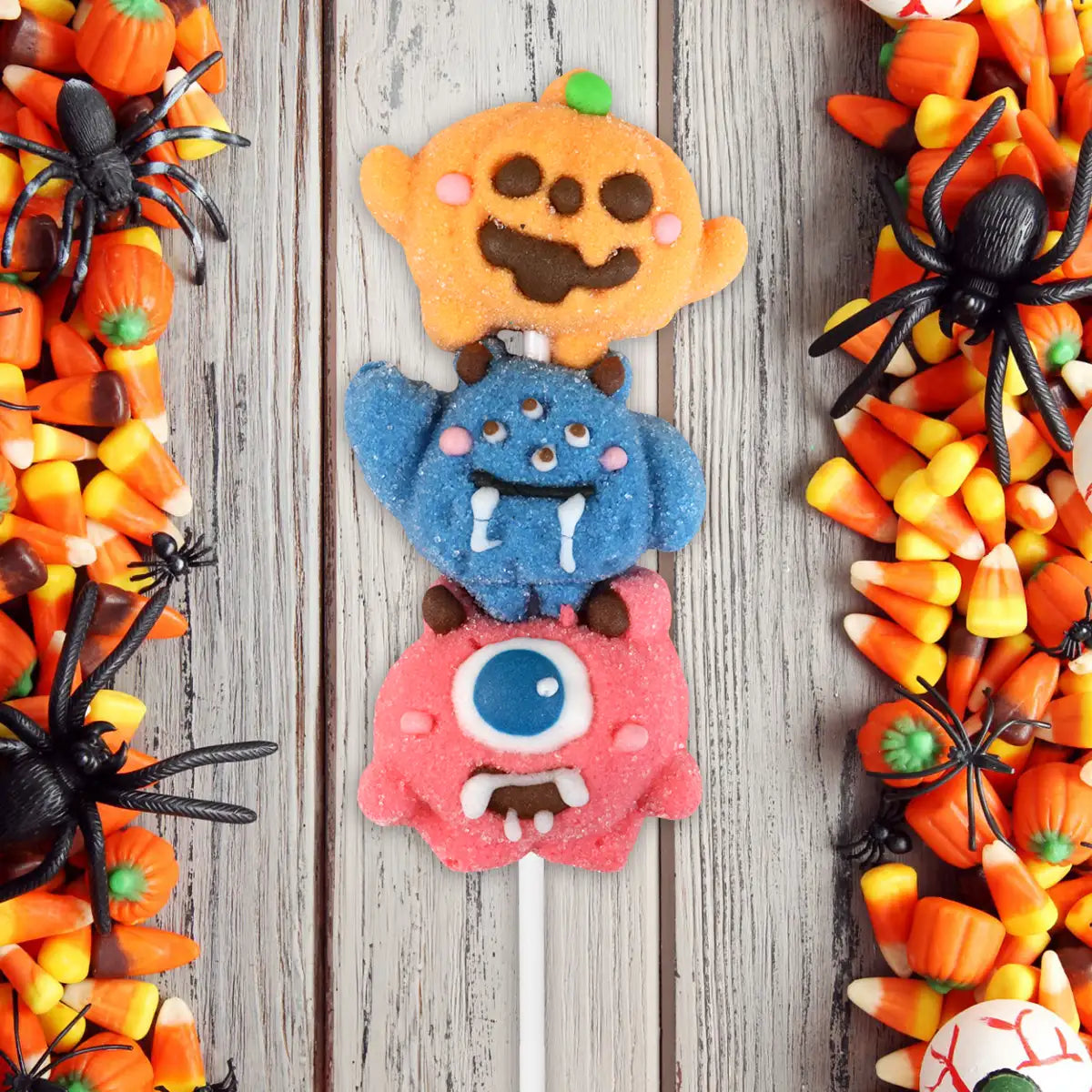 Calabaza y Monstruo, Paleta de Malvavisco, 36 gr