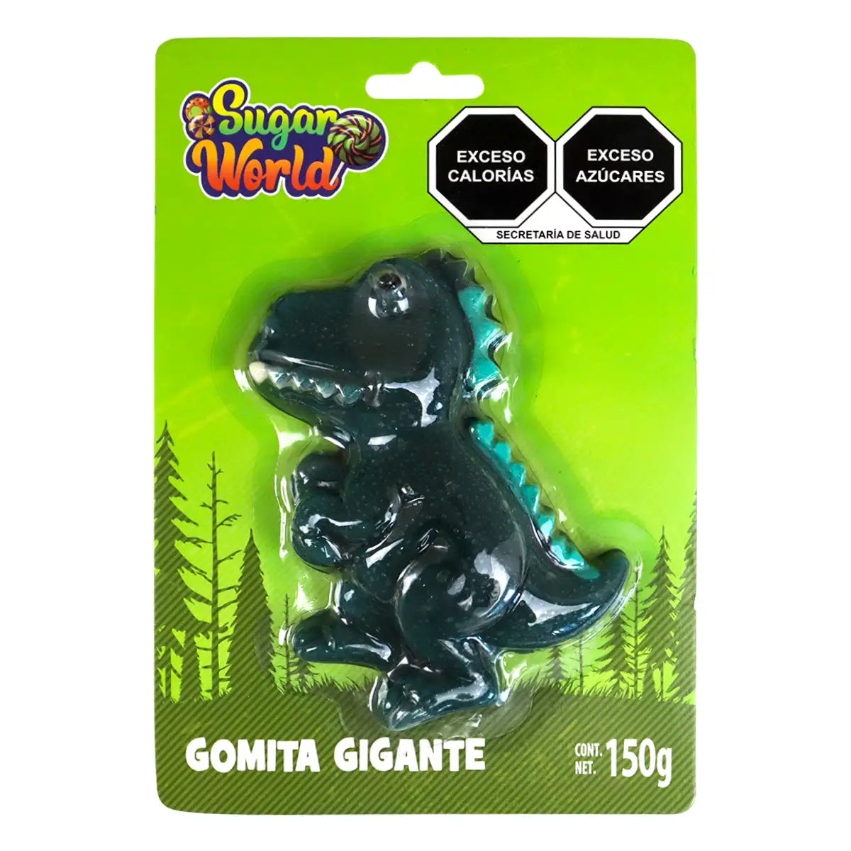 Dinosaurio, Gomita Gigante, Color Azul, Halloween