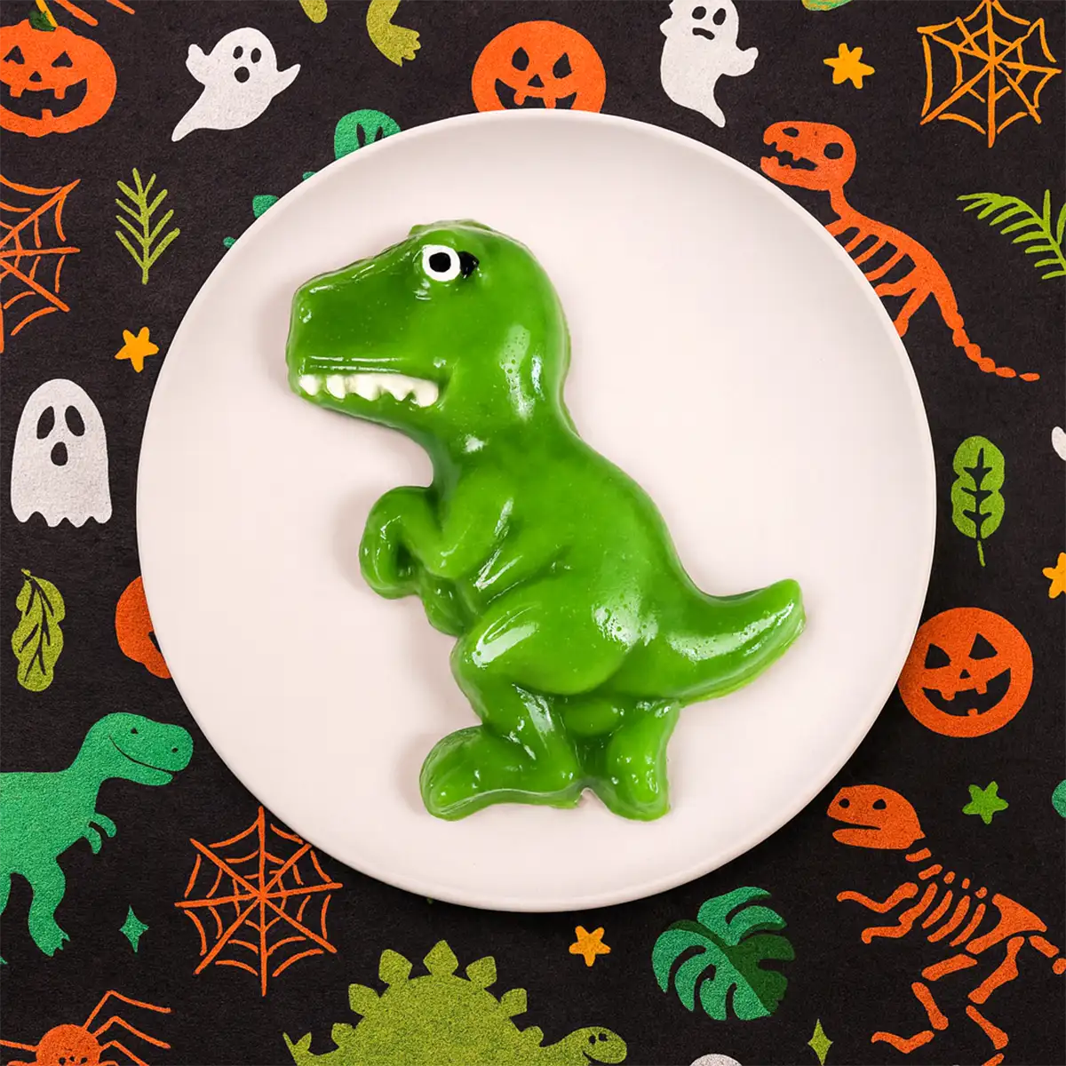Dinosaurio, Gomita Gigante, Color Verde, Halloween