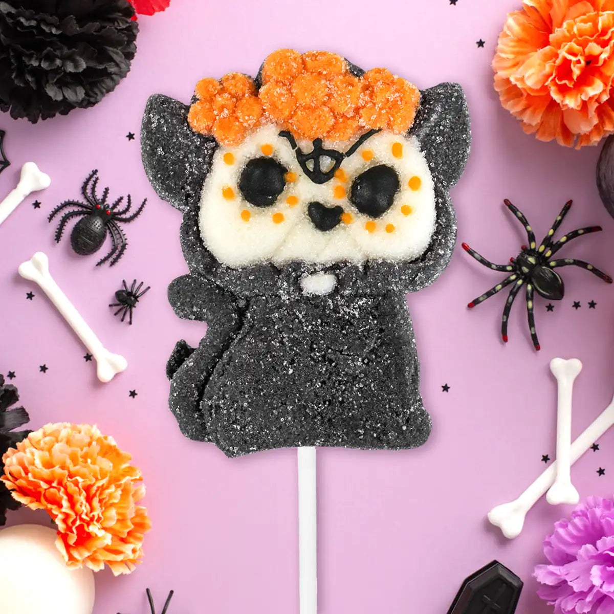 Gato Catrín, Paleta de Bombón, Halloween, 35 gr