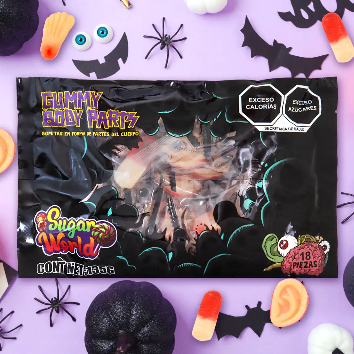Gomitas, Partes del Cuerpo, Sugar World