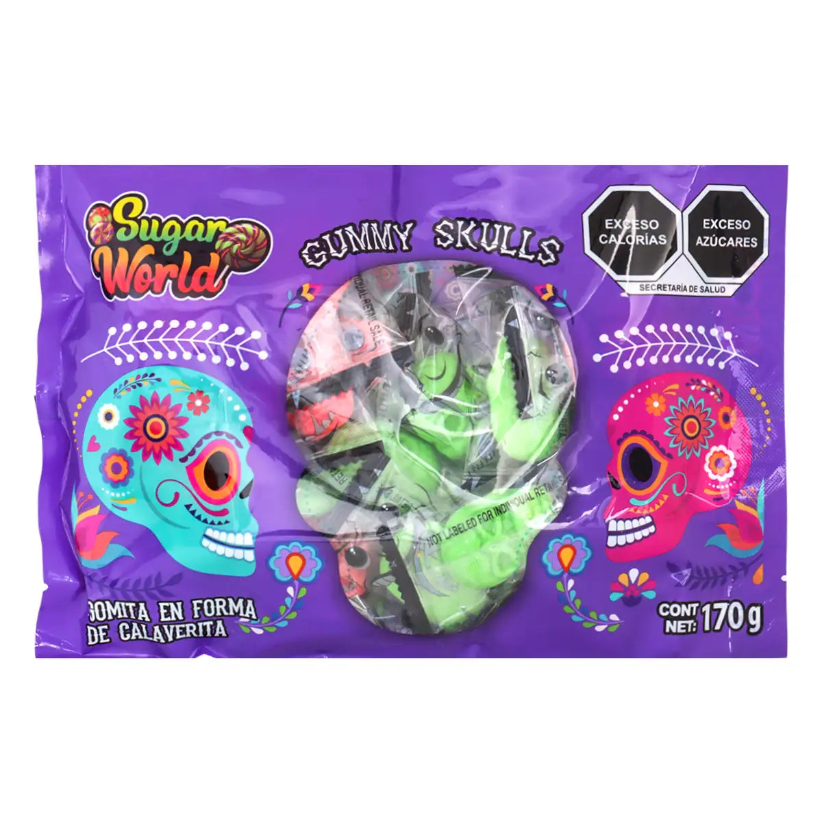 Gomitas en Forma de Calavera, Sugar World