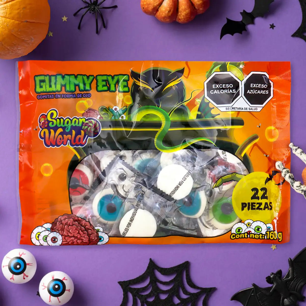 Gomitas en Forma de Ojo, Sugar World