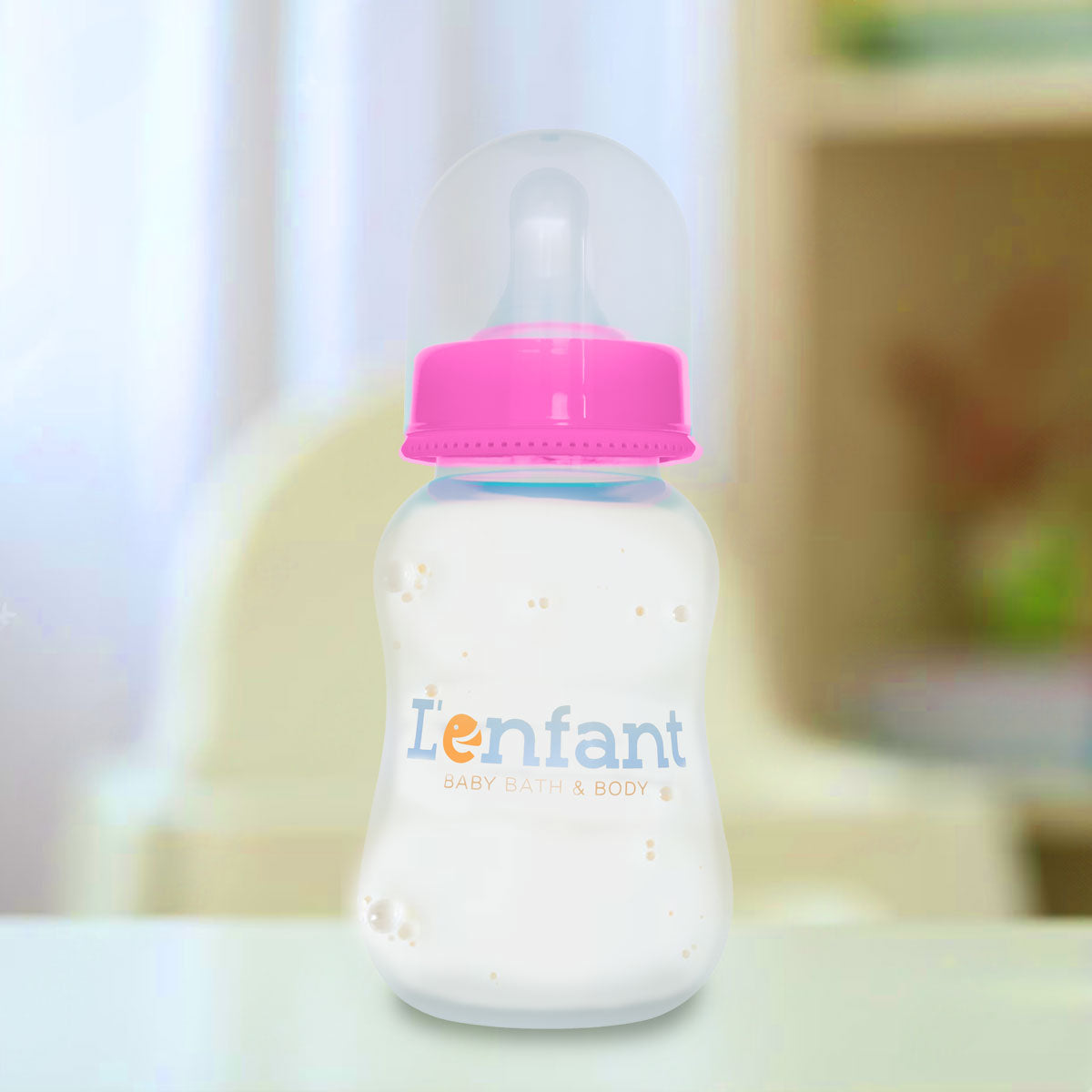 Biberón L'enfant, Color Rosa, 150 ml