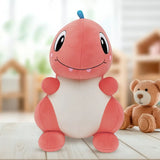 Dinosaurio, Peluche, Color Coral y Amarillo
