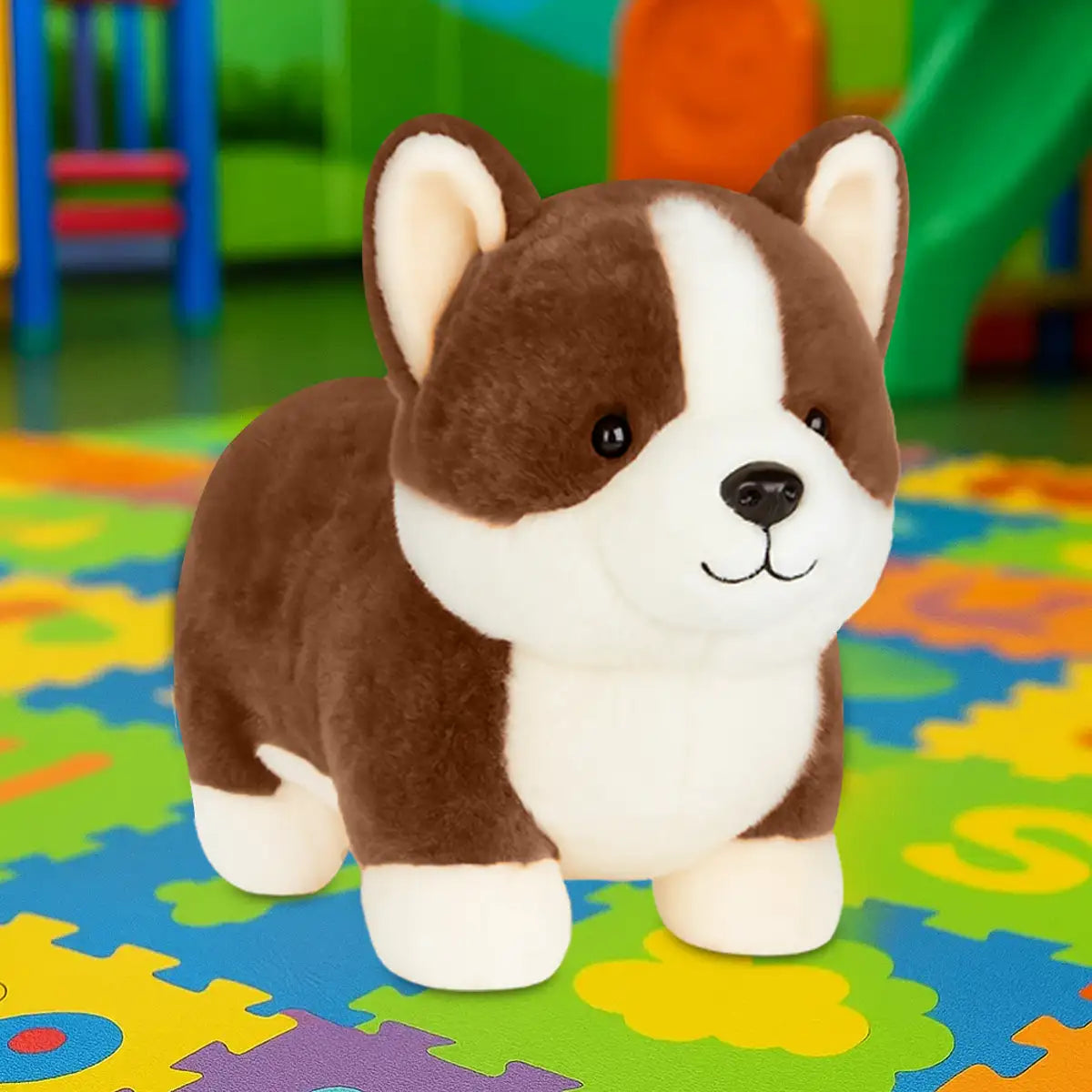 Corgi, Peluche, Color Café
