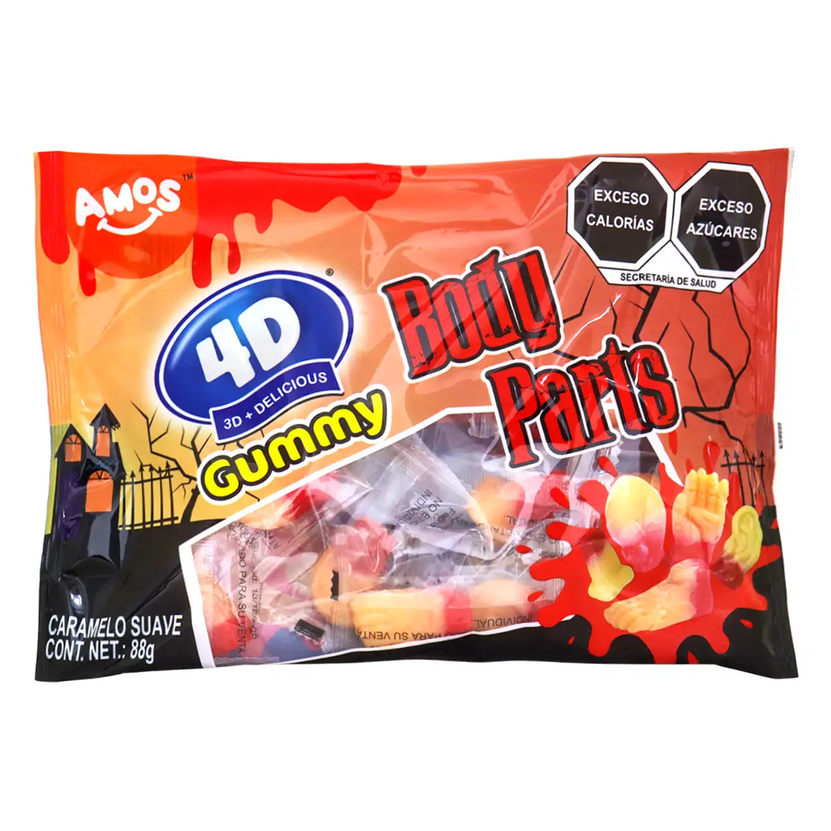 Partes de Cuerpo, Gomitas 4D, Amos
