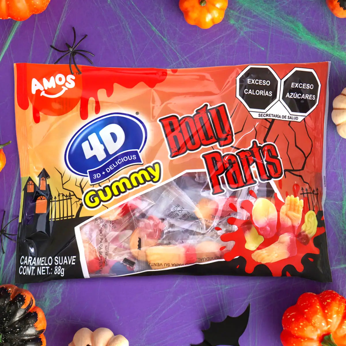 Partes de Cuerpo, Gomitas 4D, Amos