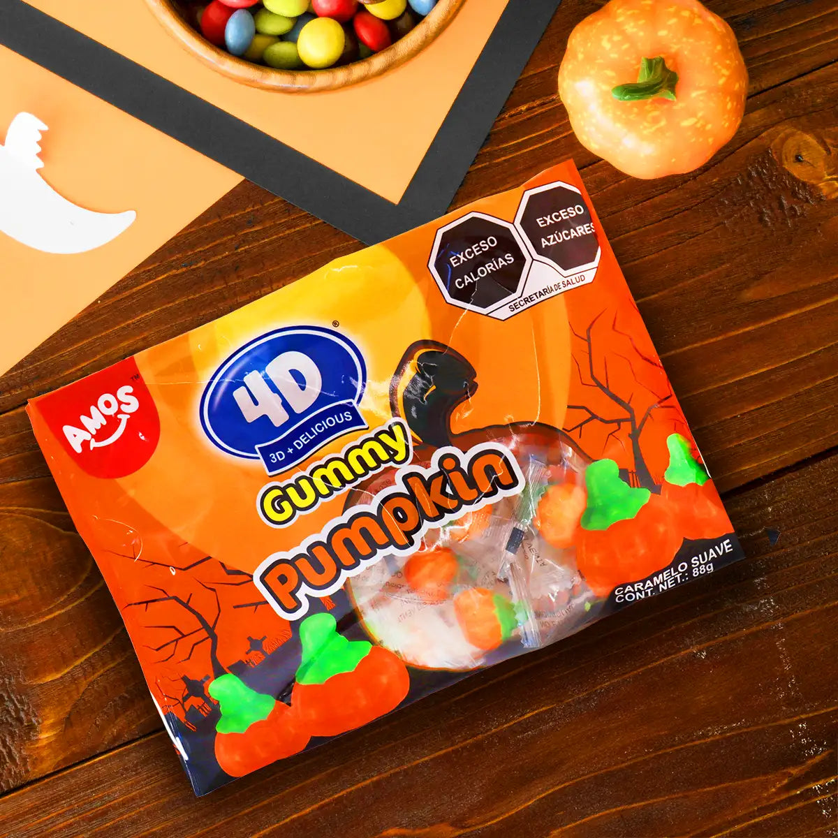 Gomitas en Forma de Calabaza, 88 gr