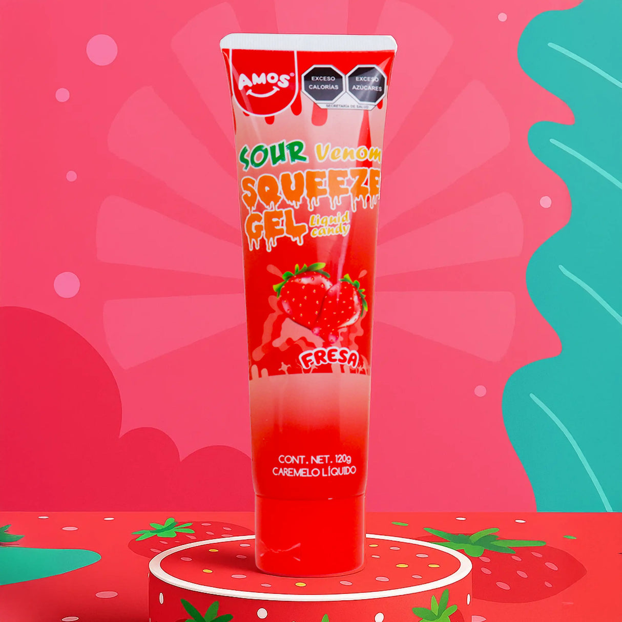 Dulce en Gel, Sabor Fresa, Amos