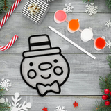 Kit de Actividad Navideña para Niños, Muñeco de Nieve