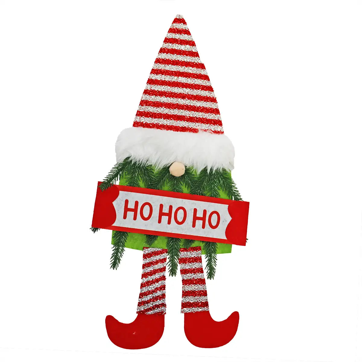 Gnomo, Decoración de Fieltro "HO HO HO"