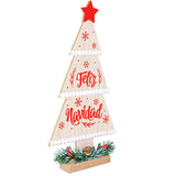 Árbol Navideño para Decoración "Feliz Navidad" MDF