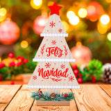 Árbol Navideño para Decoración "Feliz Navidad" MDF