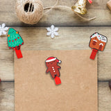 Set de 6 Clips, Personajes Navideños