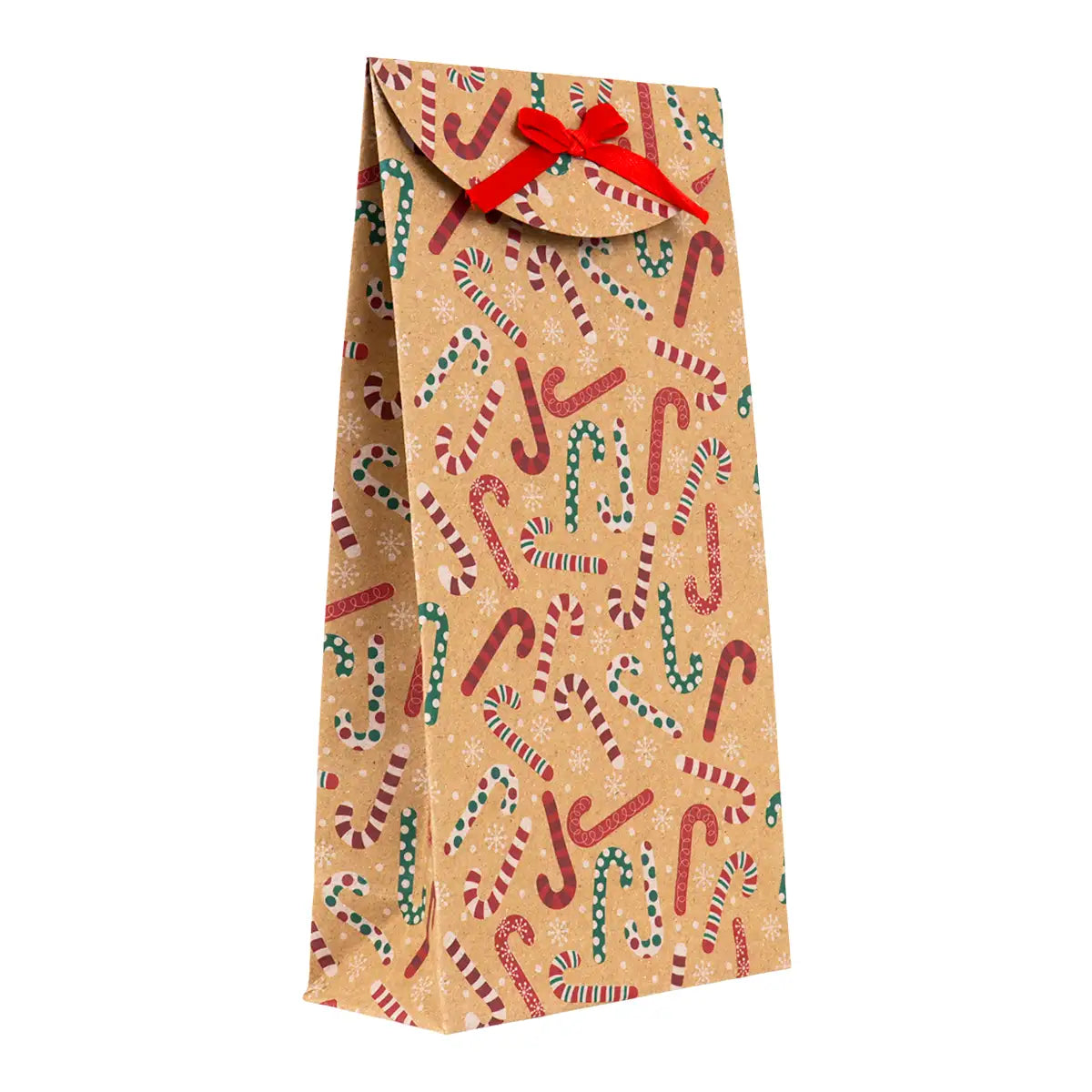 Bolsas con Diseño Navideño, Papel Kraft